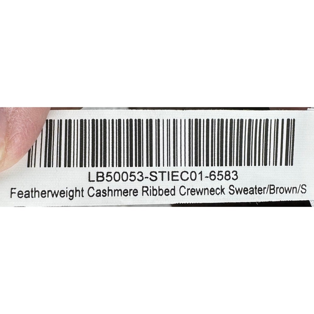 Quince Sweater Womens Small Brown Featherweight Cashmere Ribbed Crewneck Soft - Picture 10 of 14
